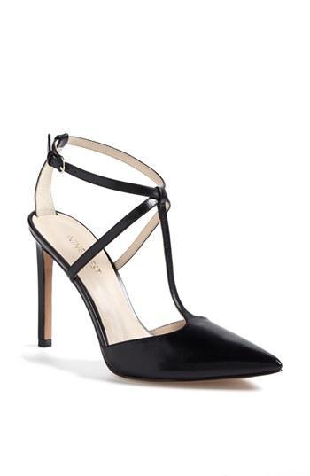 Nine West 'tixilated' Pump Black Leather
