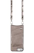Bandolier Sarah Metallic Faux Snakeskin Iphone 6/7/8 & 6/7/8 Crossbody Case - Metallic