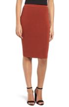 Women's Leith High Waist Body-con Skirt, Size - Brown