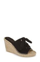 Women's Patricia Green Flirt Espadrille Wedge Sandal M - Black