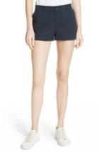 Women's Atm Anthony Thomas Melillo Cotton Poplin Shorts - Blue