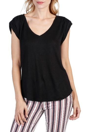 Women's Paige Jessamine Linen Top - Black