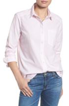 Women's Caslon Button Front Pocket Shirt - Pink
