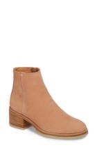 Women's Clarks Amara Water Resistant Block Heel Bootie M - Beige