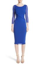 Women's Fuzzi Ruched Tulle Dress, Size - Blue