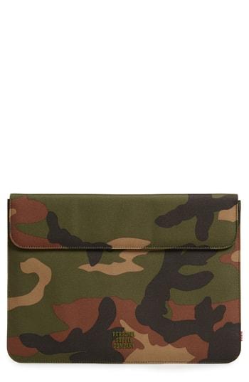 Herschel Supply Co. Spokane 13-inch Macbook Canvas Sleeve - Green