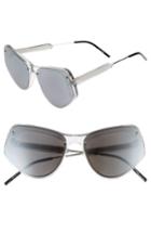 Women's Spitfire Ultra 2 62mm Mirrored Sunglasses - Clear/ Silver Mirror