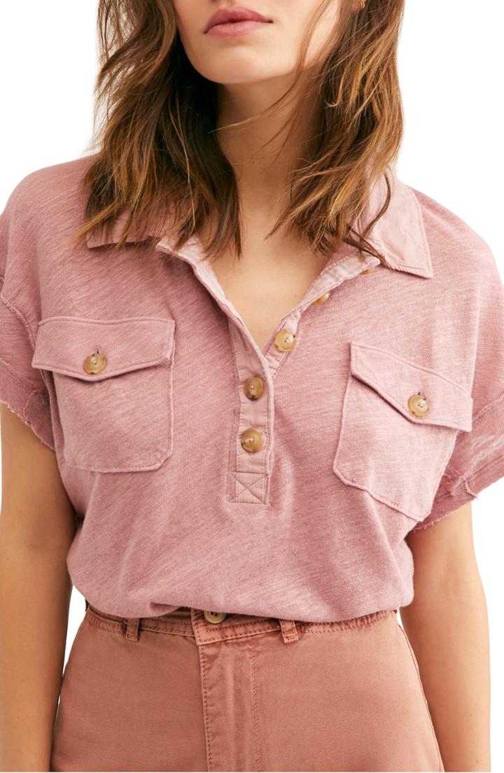 Women's Free People Graceland Top - Pink