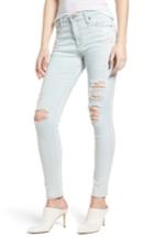 Women's Ag The Farrah Ripped High Waist Ankle Skinny Jeans - Blue