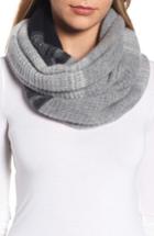 Women's Halogen Ombre Cashmere Infinity Scarf, Size - Grey