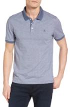Men's Original Penguin Bird's Eye Dobby Polo, Size - Blue