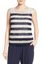 Women's Eileen Fisher Stripe Open Knit Top