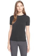 Women's Theory 'tolleree' Short Sleeve Cashmere Pullover - Grey