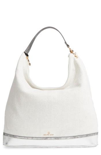 Celine Dion Softy Metallic Canvas Hobo - Metallic