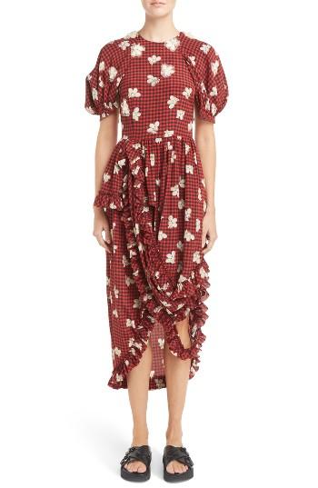 Women's Simone Rocha Beaded Drop Frill Dress