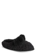 Women's Make + Model Pom Faux Shearling Scruff Slipper - Black