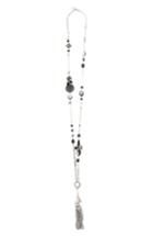Women's Gas Bijoux Pompom Tassel Necklace