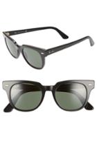 Men's Ray-ban Wayfarer 50mm Square Sunglasses - Black