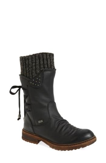 Women's Rieker Antistress Dominika 73 Water Resistant Boot Eu - Black