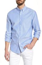 Men's J.crew Slim Fit Stretch Pima Cotton Oxford Shirt, Size - Blue