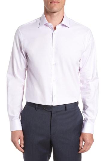 Men's John Varvatos Star Usa Regular Fit Solid Dress Shirt R - Pink