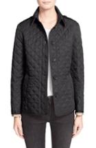 Women's Burberry Ashurst Quilted Jacket, Size - Black