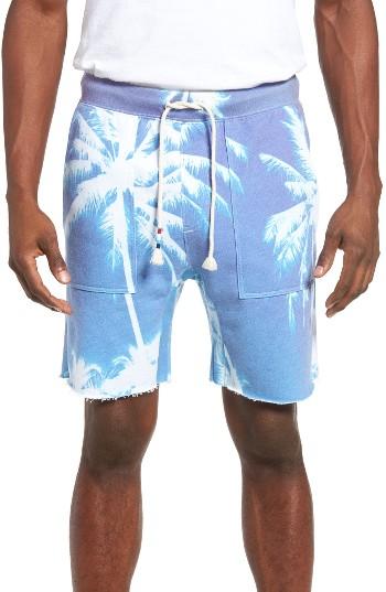 Men's Sol Angeles Azure Saddle Cutoff Knit Shorts