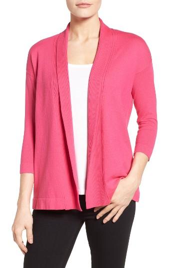 Women's Chaus Cotton Open Front Cardigan