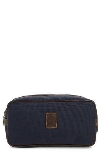 Longchamp Boxford Canvas & Leather Cosmetics Case, Size - Blue