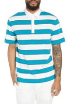 Men's Theory Rugby Barrel Stripe Polo - Ivory