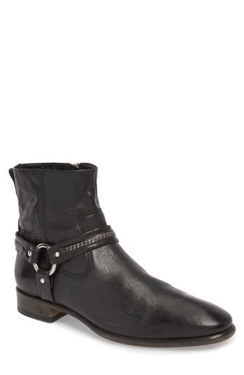 Men's John Varvatos Eldridge Harness Boot .5 M - Black