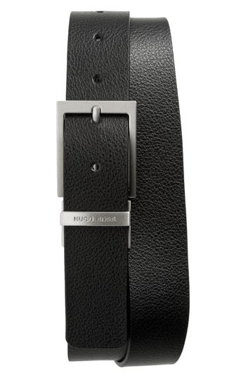 Men's Boss Hugo Boss Reming Reversible Leather Belt - Black/ Brown
