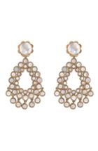 Women's Asha Flower Chandelier Earrings