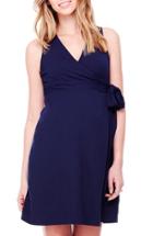 Women's Ingrid & Isabel Sleeveless Wrap Maternity Dress - Blue