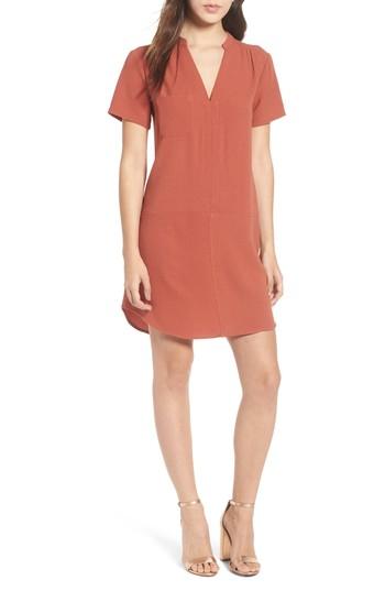 Women's Hailey Crepe Dress, Size - Orange