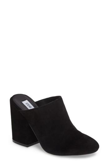 Women's Steve Madden Stella Block Heel Mule M - Black