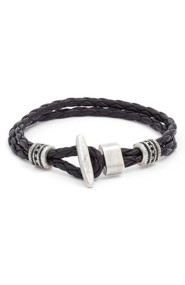 Men's Torino Belts Braided Leather Bracelet