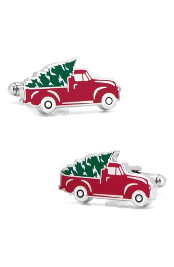 Men's Cufflinks, Inc. Holiday Truck Cuff Links