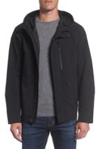 Men's Marc New York Stratus Waterproof Hooded Rain Jacket, Size - Black