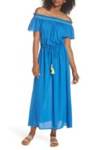 Women's Echo Off The Shoulder Cover-up Dress - Blue