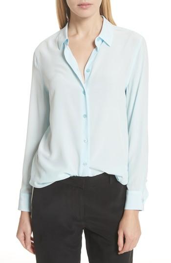 Women's Equipment Essential Silk Blouse - Purple