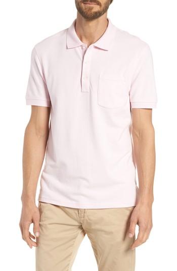 Men's J.crew Stretch Cotton Polo Shirt - Pink