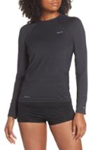 Women's Nike Long Sleeve Hydroguard Shirt - Black