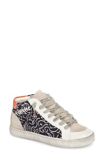 Women's Dolce Vita Zane Mid Top Multi Finish Sneaker