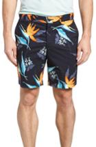 Men's Original Penguin Tropical Floral Shorts - Blue