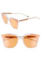 Women's Pared Tutti & Frutti 55mm Sunglasses - Salmon Orange/ Rose Gold