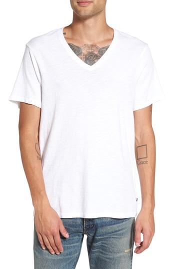 Men's True Religion Brand Jeans V-neck T-shirt - White