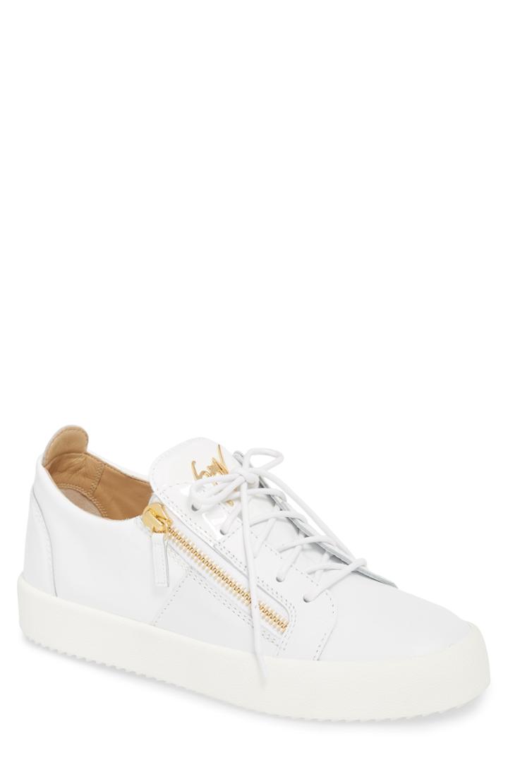 Men's Giuseppe Zanotti Colorblocked Zip Sneaker