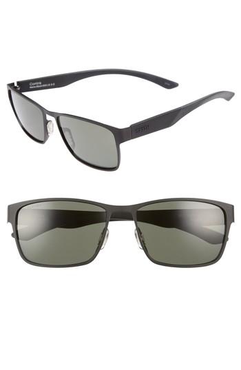 Women's Smith Contra 57mm Polarized Sunglasses - Matte Black