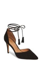 Women's Halogen Hamindy Lea Lace-up Pump M - Red